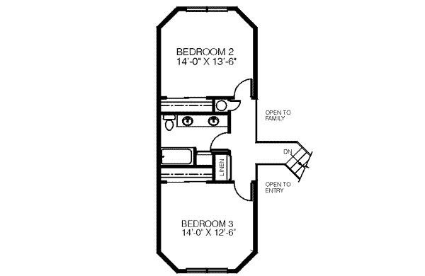 upper floor house blueprint