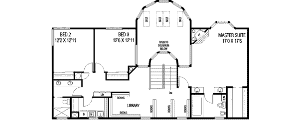 upper floor house blueprint
