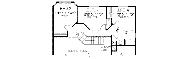 upper floor house blueprint