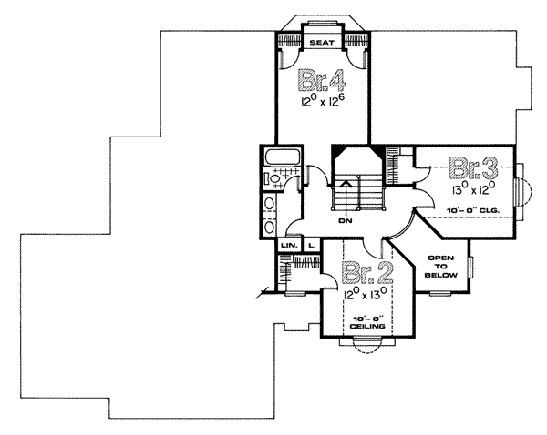 upper floor house blueprint