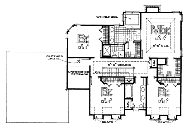 upper floor house blueprint
