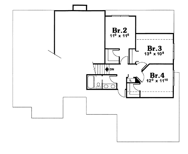 upper floor house blueprint