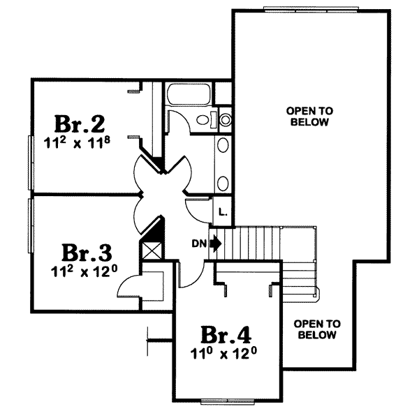 upper floor house blueprint