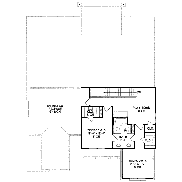 upper floor house blueprint