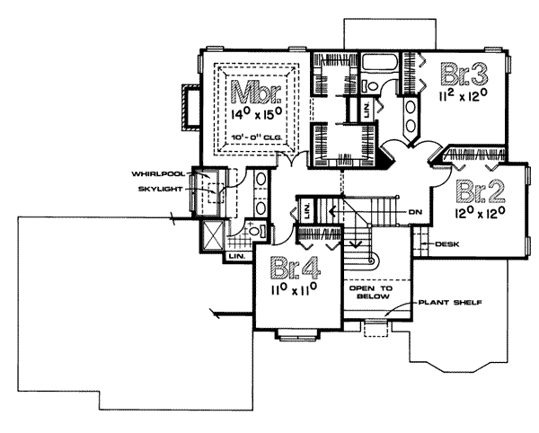 upper floor house blueprint