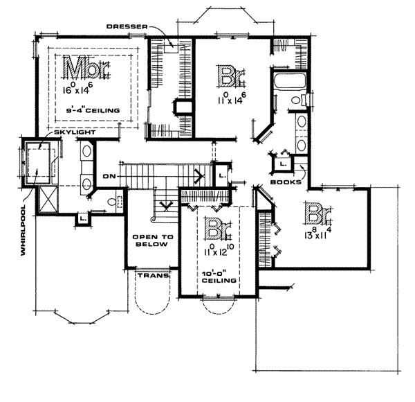 upper floor house blueprint