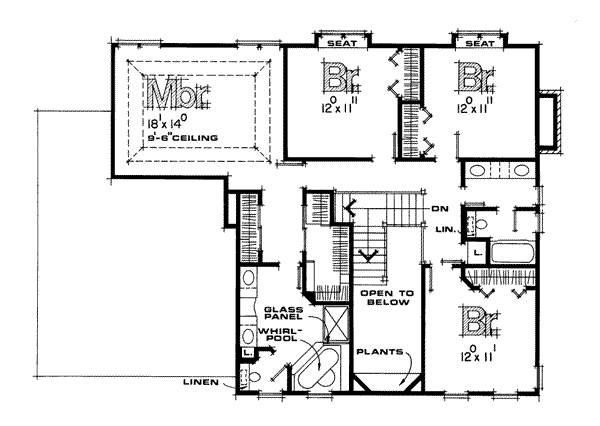 upper floor house blueprint