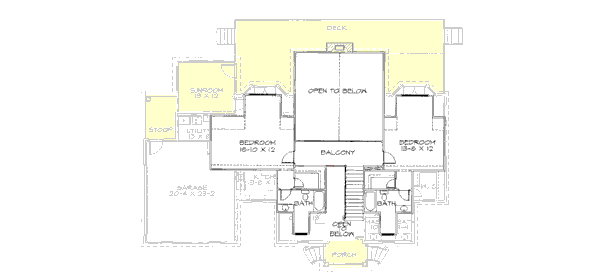 upper floor house blueprint
