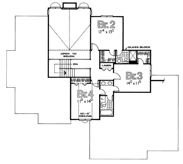 upper floor house blueprint