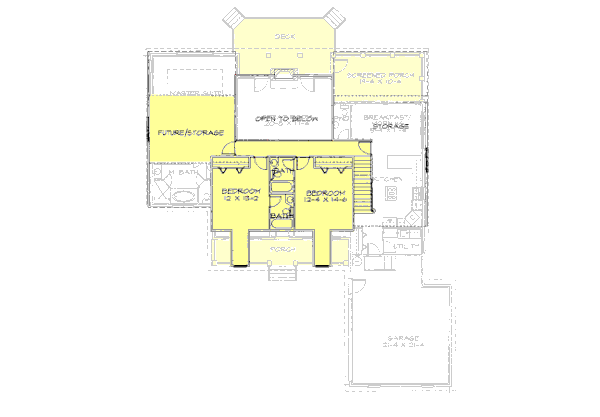 upper floor house blueprint