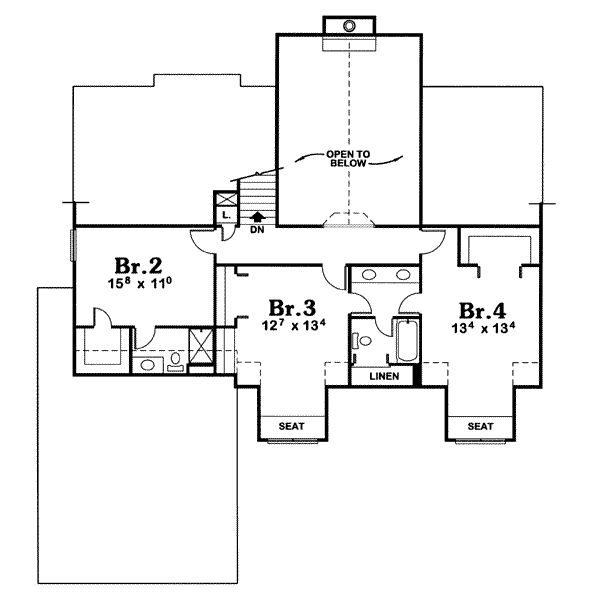 upper floor house blueprint