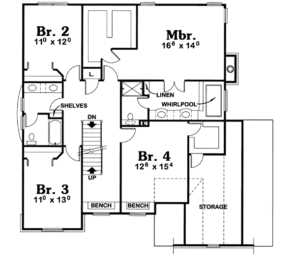 upper floor house blueprint