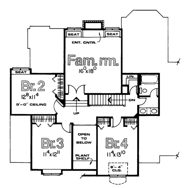 upper floor house blueprint