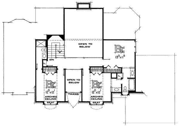 upper floor house blueprint