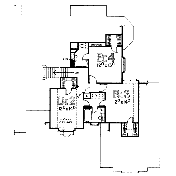 upper floor house blueprint
