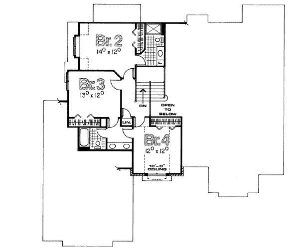 upper floor house blueprint