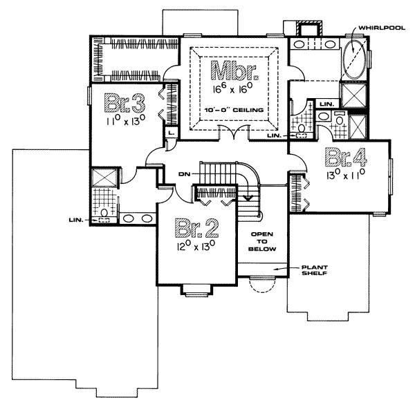 upper floor house blueprint