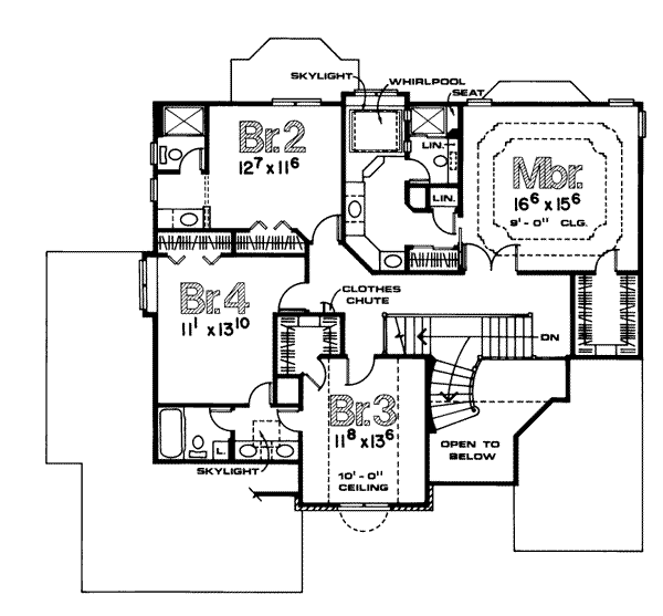 upper floor house blueprint