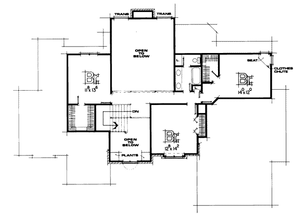 upper floor house blueprint