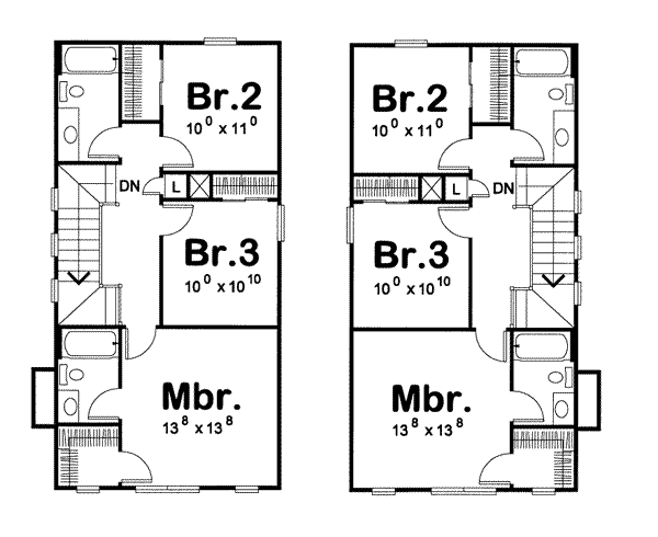 upper floor house blueprint