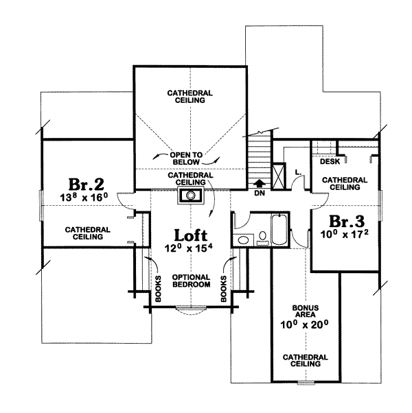 upper floor house blueprint