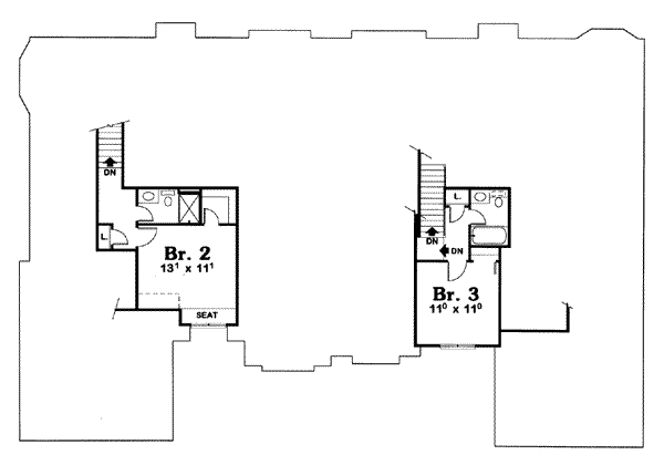 upper floor house blueprint