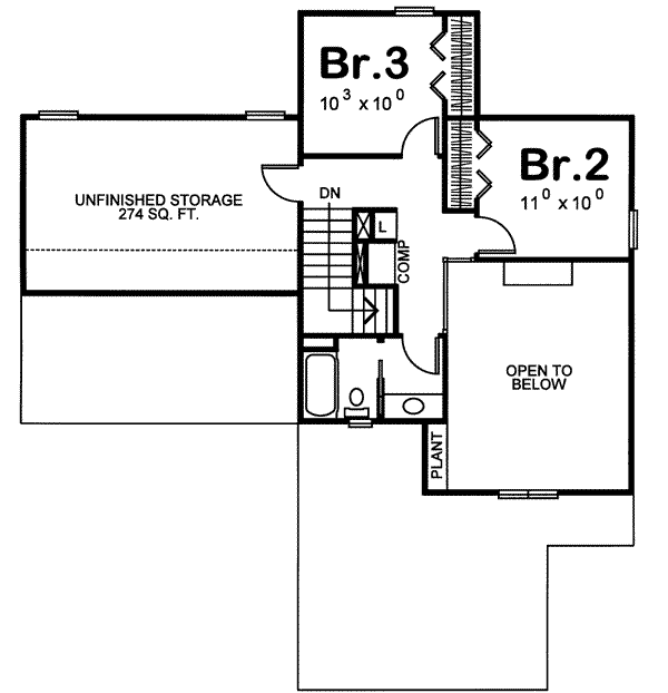 upper floor house blueprint