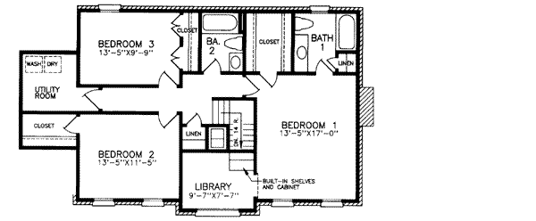 upper floor house blueprint