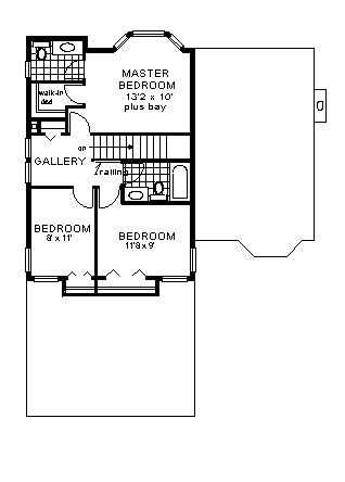 upper floor house blueprint