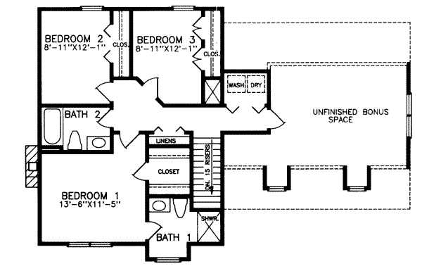 upper floor house blueprint