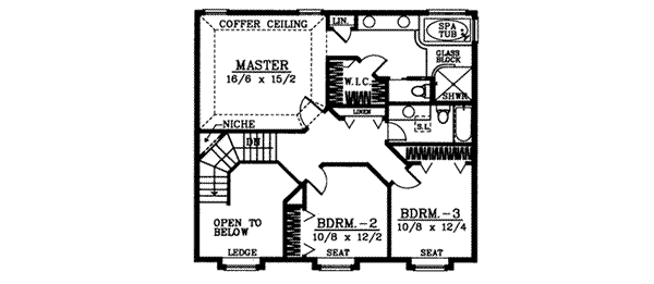 upper floor house blueprint