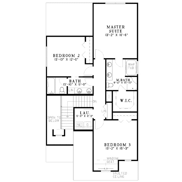 upper floor house blueprint