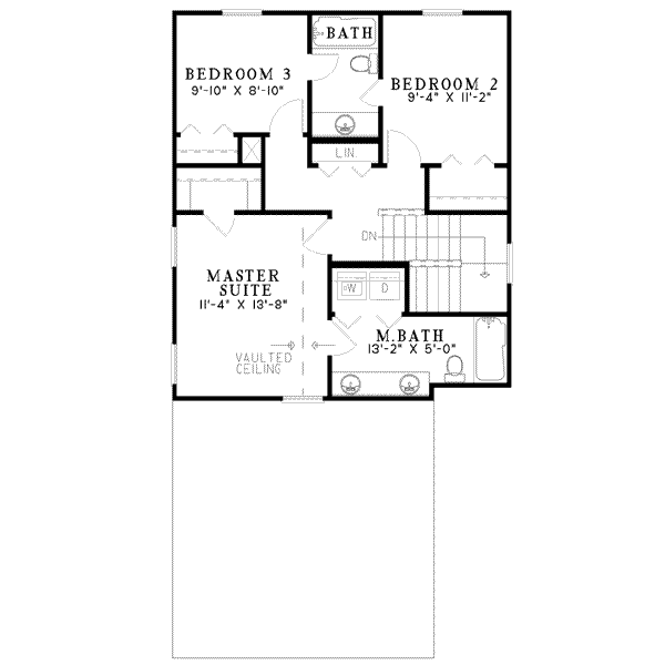upper floor house blueprint