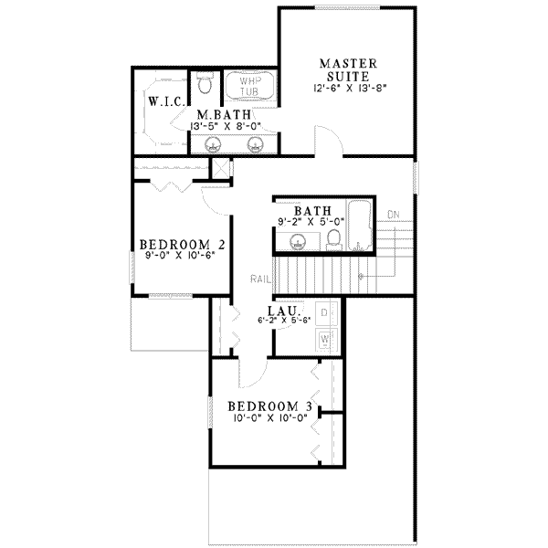 upper floor house blueprint