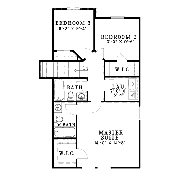 upper floor house blueprint