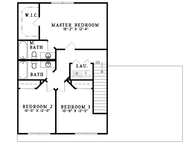 upper floor house blueprint