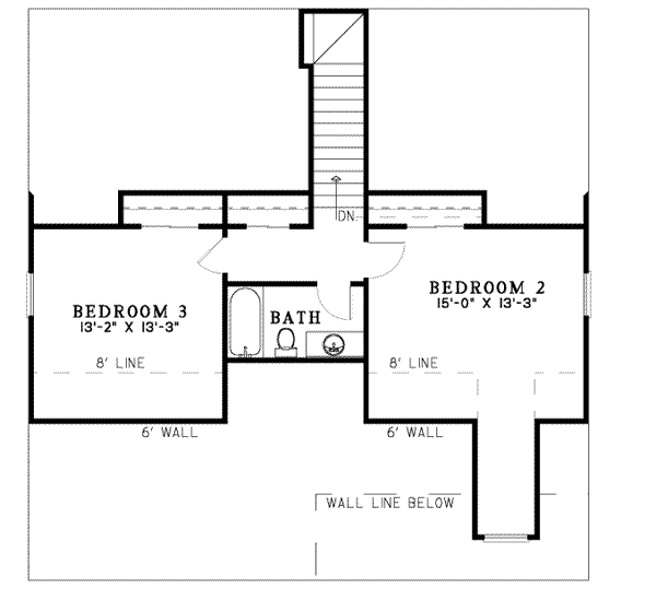 upper floor house blueprint