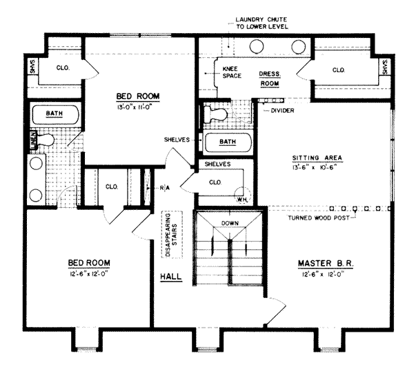 upper floor house blueprint