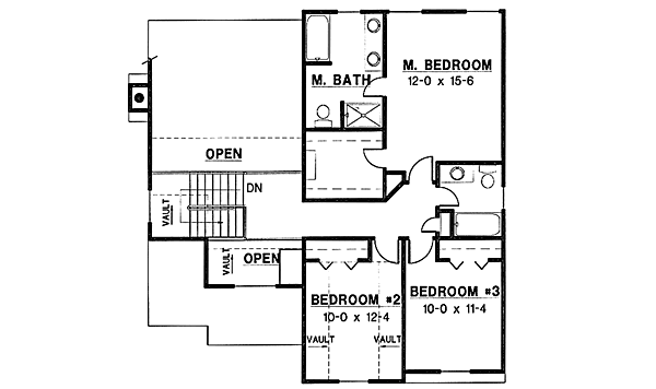 upper floor house blueprint