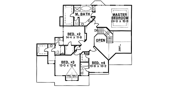 upper floor house blueprint