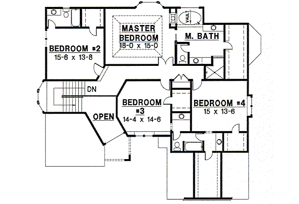 upper floor house blueprint