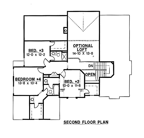 upper floor house blueprint