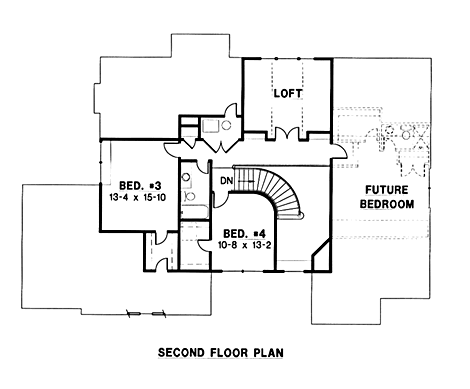 upper floor house blueprint