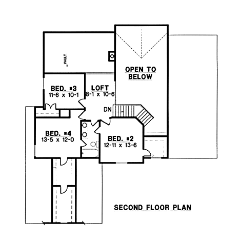 upper floor house blueprint