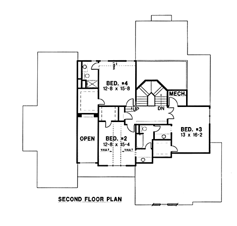 upper floor house blueprint
