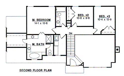 upper floor house blueprint