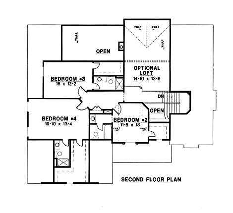 upper floor house blueprint