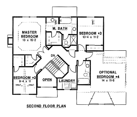 upper floor house blueprint