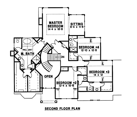 upper floor house blueprint