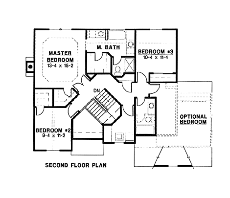 upper floor house blueprint